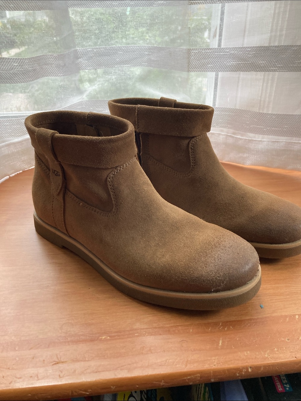 UGG Women’s Suede Ankle Boots - Brown